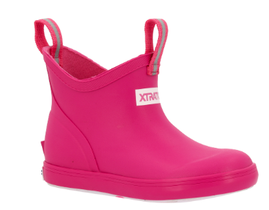 KIDS NEON PINK ANKLE BOOT