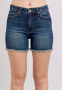 TUMMY CONTROL FRAY SHORTS