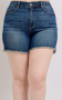 TUMMY CONTROL FRAY SHORTS