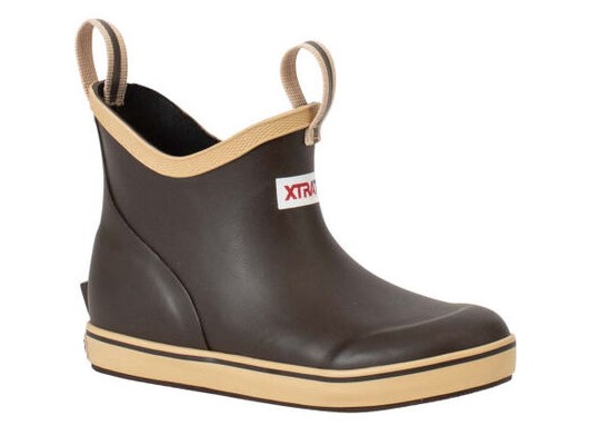 KIDS BROWN ANKLE DECK BOOT