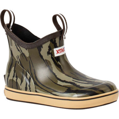 KIDS MOSS CAMO ANKLE DECK BOOT