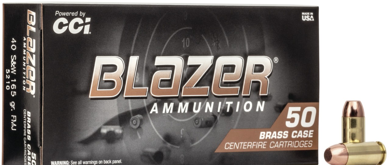 CCI 40 S&W 165GR 50RND FMJ