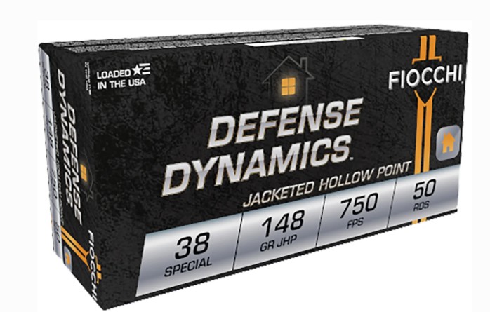 FIOCCHI DEFENSE 38SPL 148GR 50RD