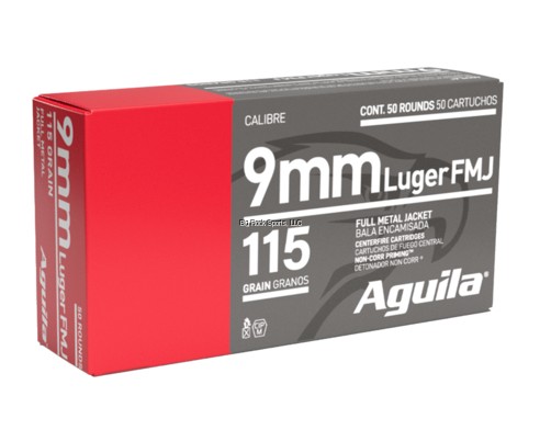 AGUILA 9MM 115GR 50RDS