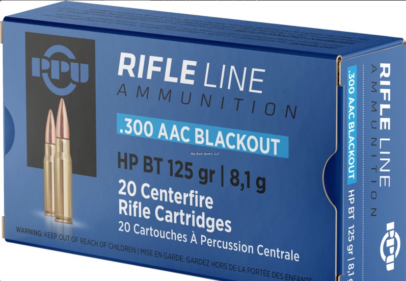 PPU .300 AAC BLACKOUT 125G 20R