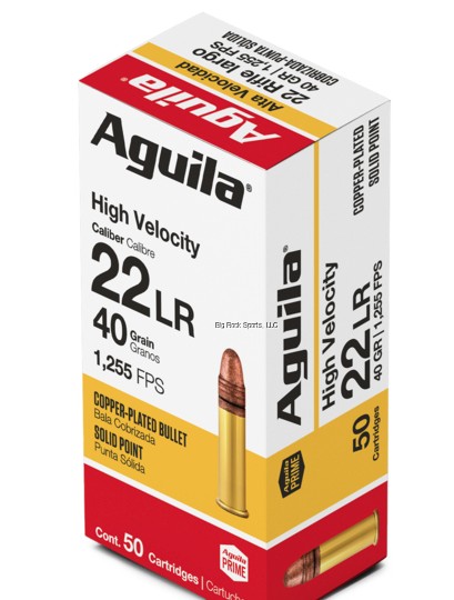 AGUILA .22 LR HV SP 40 GR