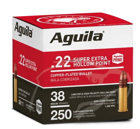 AGUILA 22LR HP 38GRN 250RND