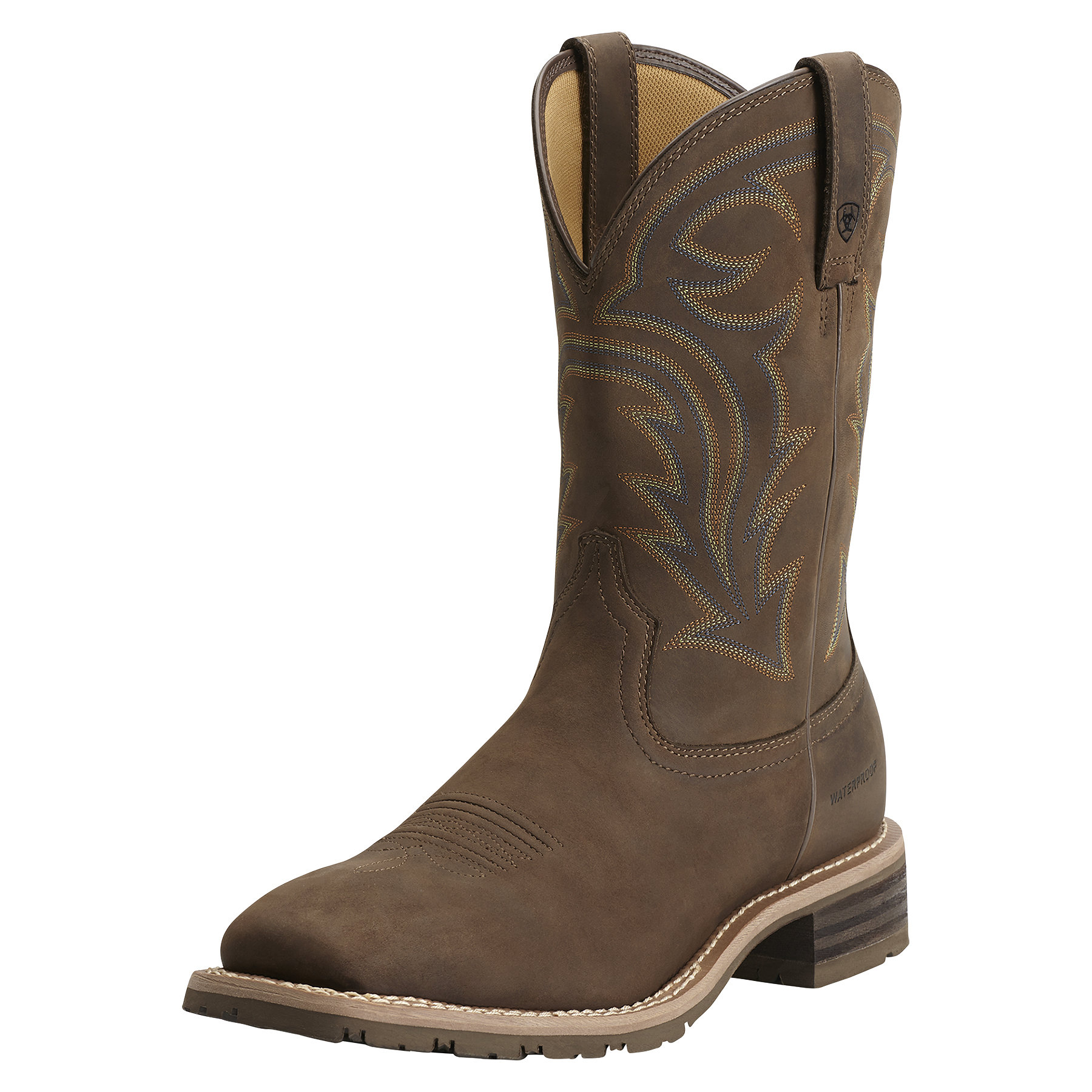 BROWN HYBRID RANCHER WATERPROOF MENS BOOT