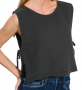 GAUZE SIDE TIE TOP