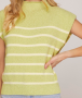 STRIPE MOCK SWEATER