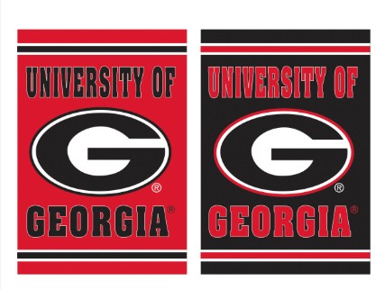UGA SUEDE EMBOSSED GRDN FLAG