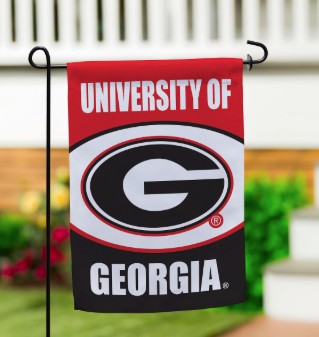 UGA GARDEN SUEDE FLAG