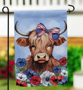 PATRIOTIC HIGHLAND GRDN FLAG