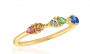 RAINBOW DUO GOLD LAYERS RING