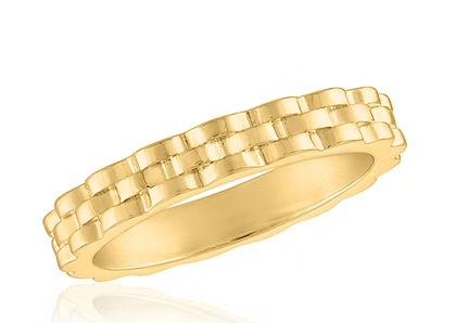 WATCH BAND GOLD LAYERS RING