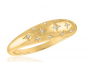 STARBURST GOLD LAYERS RING