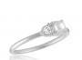 PEARL & CZ DUO STACK RING