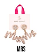MRS STATEMENT EARRINGS