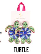 TURTLE STATEMENT EARRINGS