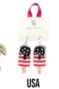 USA STATEMENT EARRINGS