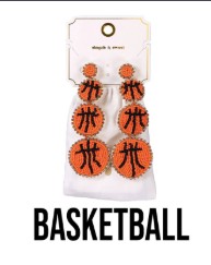 BASKETBALL STATEMENT EARRING