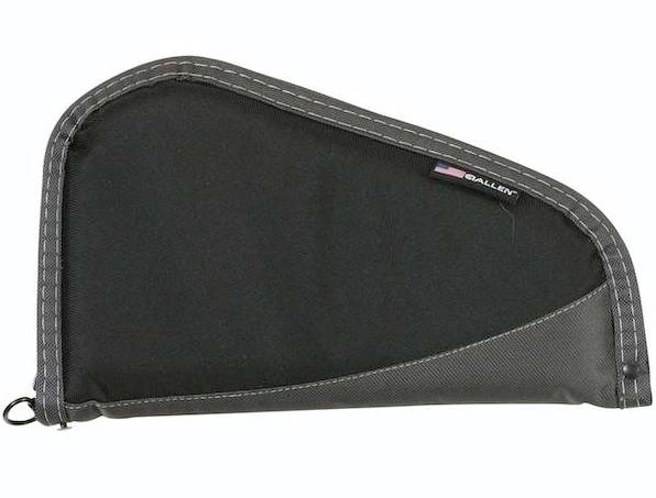 BLACK/GREY 8" HANDGUN CASE