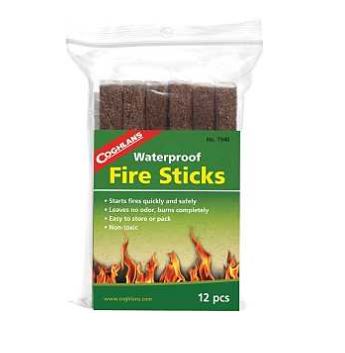 WATERPROOF FIRE STICKS 12PCK