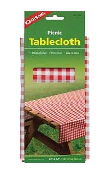 VINYL PICNIC TABLECLOTH 54X72"