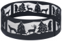 BLACK STEEL FIRE RING 36INCH