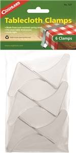 STEEL TABLECLOTH CLAMPS 6PK