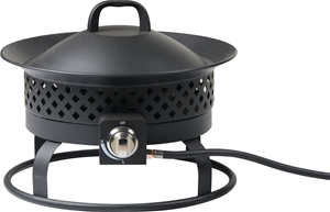 STEEL PATIO FIRE PIT 18-1/2IN