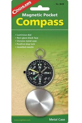 METAL MAGNETIC POCKET COMPASS