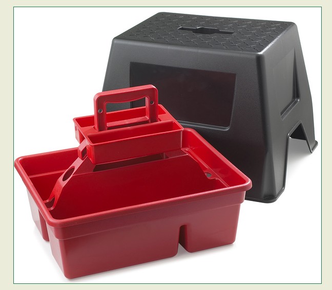 DURATOTE RED STEP STOOL