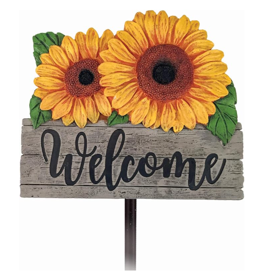 SUNFLOWERS GARDEN STAKE