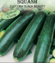 BLACK BEAUTY ZUCCHINI SQUASH