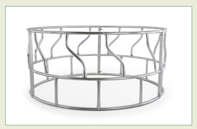 BALE FEEDER 8' 18GA NO LEGS