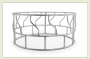 BALE FEEDER 8' 18GA NO LEGS