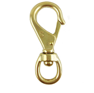 SOLID BRASS SNAP 4-9/16X3/4"