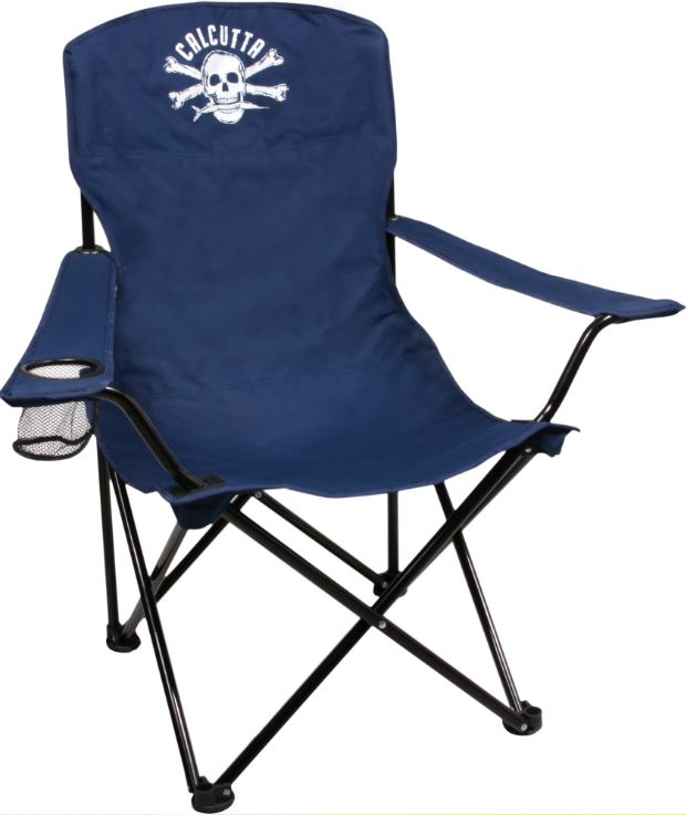 NAVY FOLDING CHAIR W/CARRY BAG