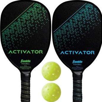 WOOD PICKLEBALL PADDLE SET