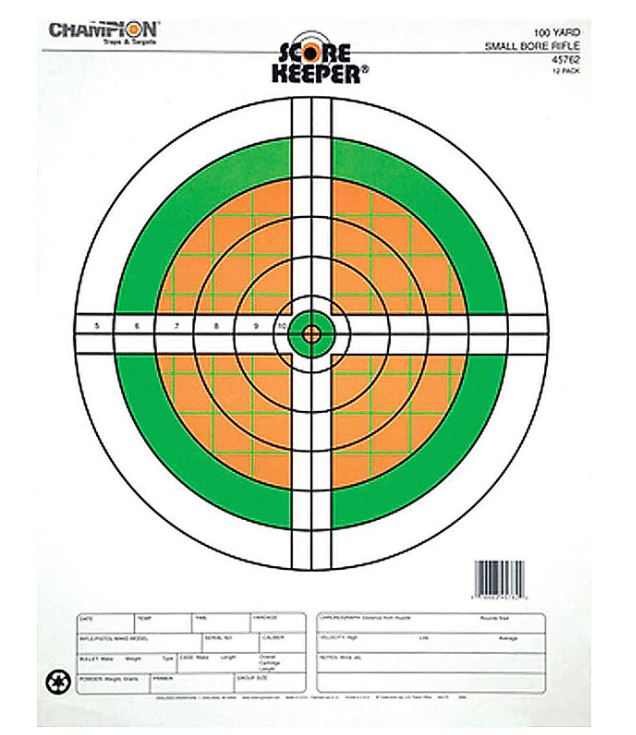CHAMPION SMALL RIFLE TARGET