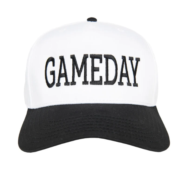 BLK WHITE GAME TWO TONE HAT