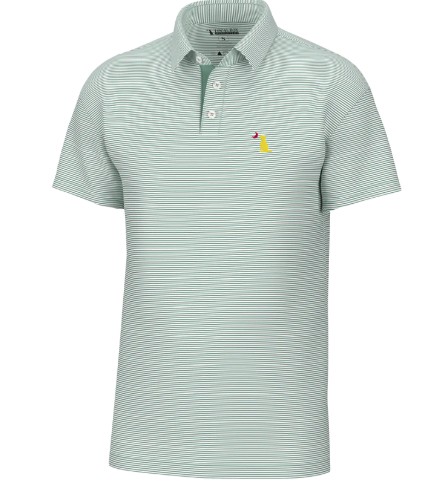 SAGE & WHITE PALMS POLO