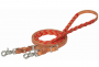 RED LACED BARREL REINS 8'