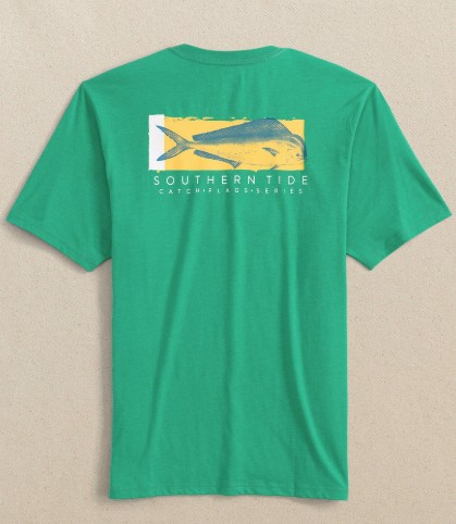 MAHI MAHI CATCH FLAGS TEE