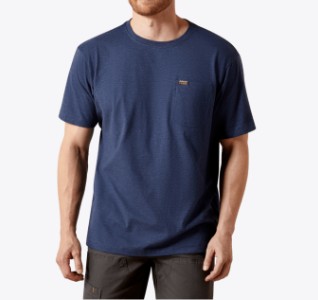 MENS REBAR COTTON POCKET TEE
