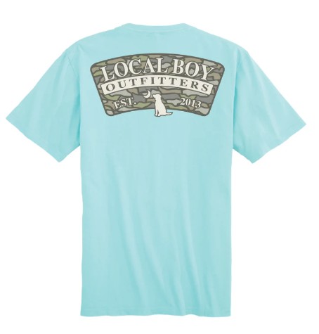 AQUA OAK CAMO ARCH TEE