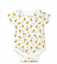 SUNFLOWER DIAPER SHIRT 3-6M