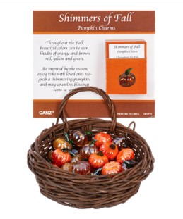 SHIMMERS OF FALL PUMPKIN CHARMS