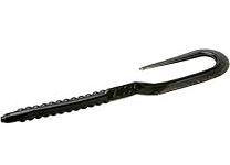 BLACK U-TALE WORM 6-3/4" 20PK